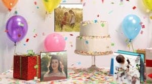 Create a display to show your child becoming an adult (and embarrass them a little on the way!)